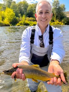 Angler enjoying fishing in UT