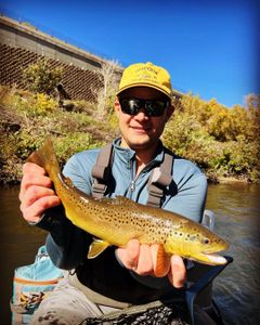 Lone angler fishing in Utah