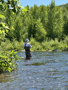 Casting a line and soaking up the stunning Provo scenery - the perfect day for anglers!
