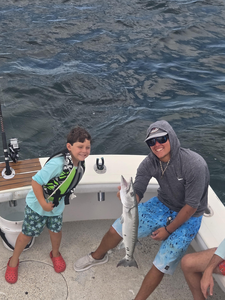 Nice Great Barracuda on deep sea light tackle! Partly cloudy conditions made for an exciting adventure.