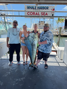 Huge Mahi Mahi hooked in Islamorada's deep waters!