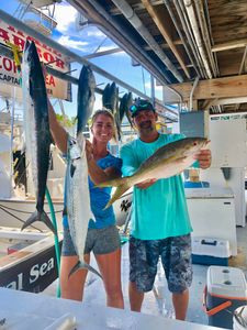 Three Spanish Mackerel fish caught in FL