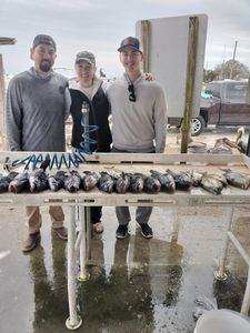 Three people fishing in Jacksonville
