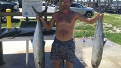 Two King Mackerel fishing in Florida