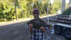 Fishing Flounder in  Orange Beach