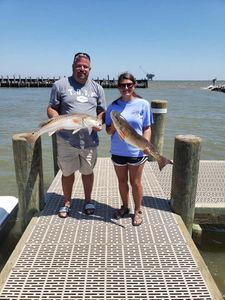 Two anglers fishing in Alabama