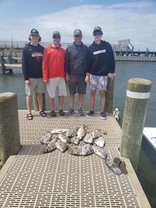 Four people fishing in Alabama