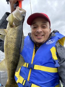 Lone angler fishing in Ottawa