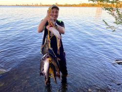 Two fish caught in Ottawa, fishing