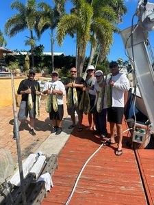 Six people on a fishing and cruising adventure in Pompano Beach