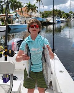 Two king mackerels caught fishing in Florida