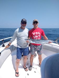 Impressive catch of a King Mackerel fish in NC