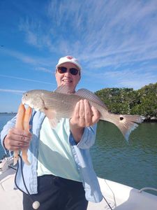 Redfish, 23-inch catch, fishing in FL