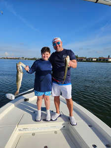 Double speckled trout success in Sarasota Florida!