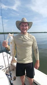 Spotted Weakfish, 17 inches, fishing in FL