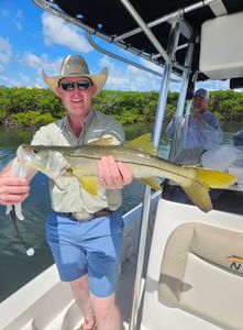 A great snook caught fishing in FL