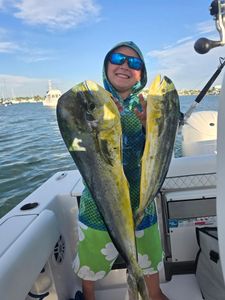 Two fish caught while fishing in FL