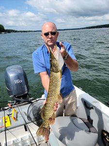 Northern Pike fish caught in WI