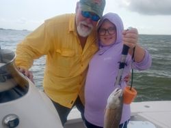Redfish caught while fishing in TX