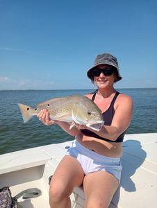 One person fishing in Texas
