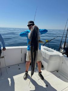 Angler with large fish caught in NC