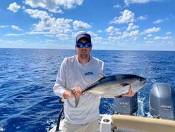 Blackfin tuna caught while fishing in NC