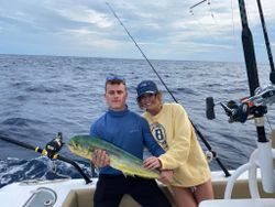 Two people fishing in Wilmington