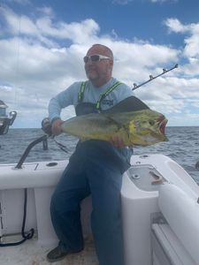 An angler fishing in North Carolina