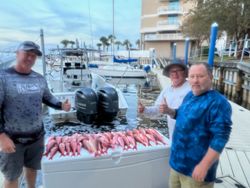 Three anglers fishing in Florida