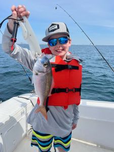 One fisherman enjoying a successful fishing trip at Panama City Beach