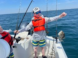 Lone angler fishing in Florida