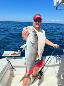 A person fishing in Panama City Beach