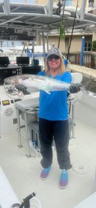 A person fishing in Panama City Beach