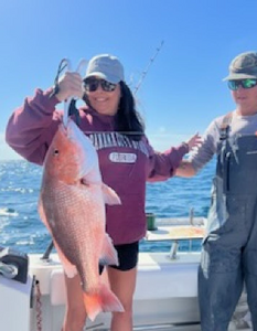 One fisherman posing in FL with catch