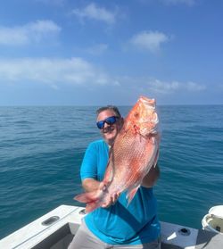 Red snapper caught while fishing in Port Canaveral FL waters