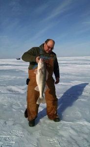 Ice Fishing On Lake Erie