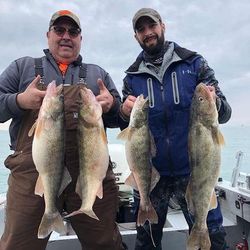 Anglers with a catch of 4 big fish in Marblehead
