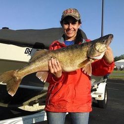 Walleye fishing in Lake Erie