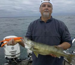 Impressive walleye caught in Marblehead