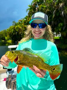Angler holding fishing rod in Miami