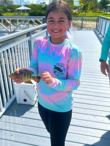 Angler fishing for Mexican Mojarra in Miami