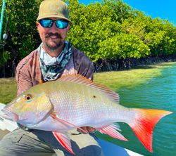 Mutton Snapper, a 25-inch fish, caught while fishing in Miami