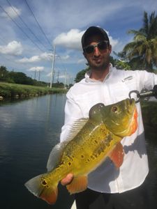 Angler holding a 20-inch fish in FL
