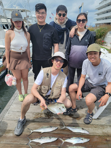 Five Spanish mackerel and lookdown fish caught in MD