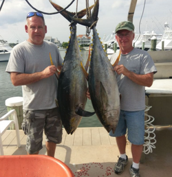 Two anglers with big fish in MD