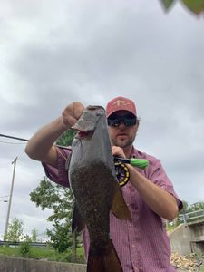 Angler holding a 25-inch fish in Wisconsin