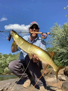 A person fishing in Wisconsin