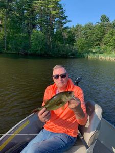 Angler fishing in Wisconsin Rapids
