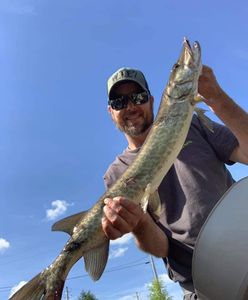 Angler fishing in Wisconsin Rapids