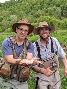 Sea trout caught while fishing in Wisconsin Rapids